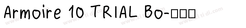 Armoire 10 TRIAL Bo字体转换